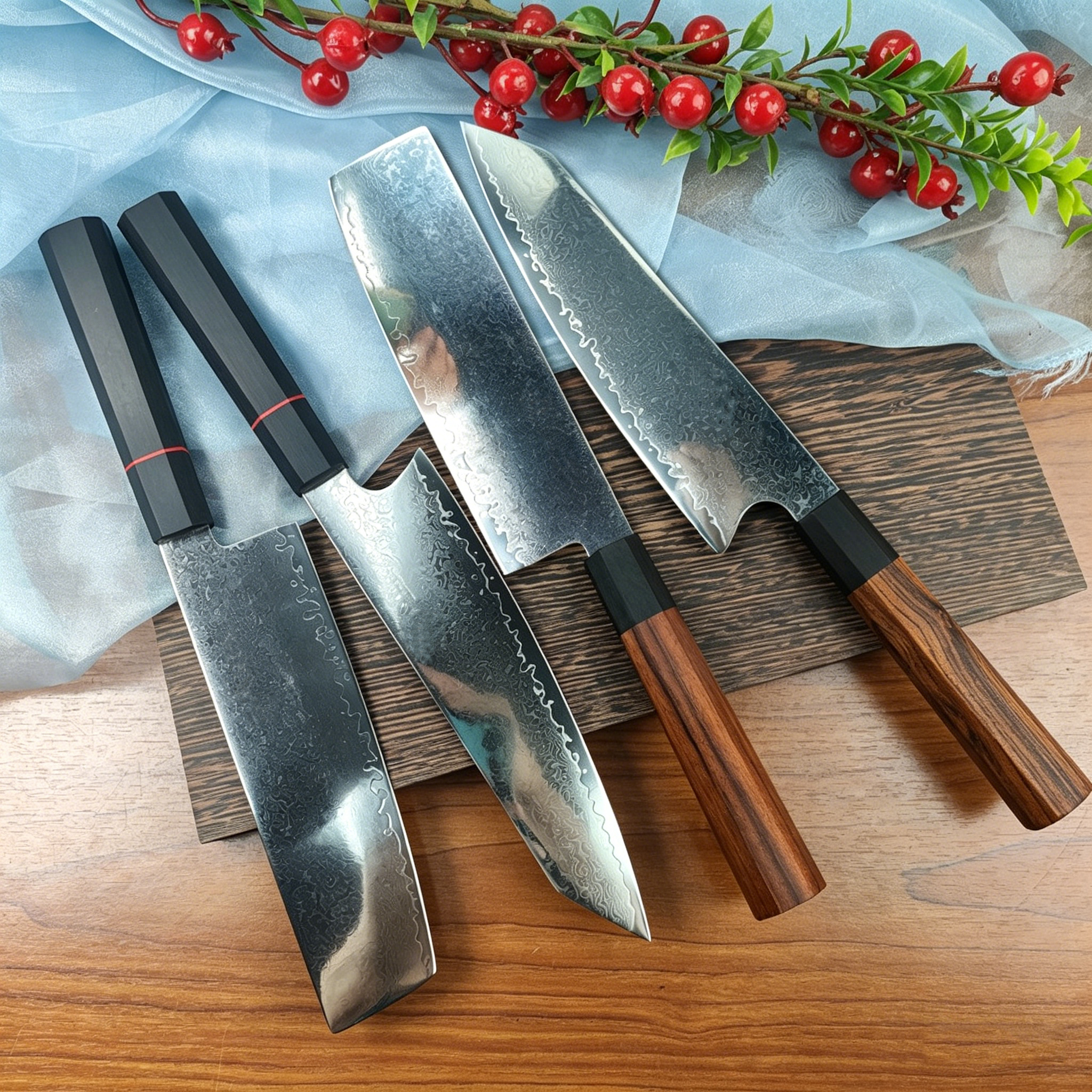 Home Cooking Restaurants - WILDMOK Professional Chef Knife with Octagonal