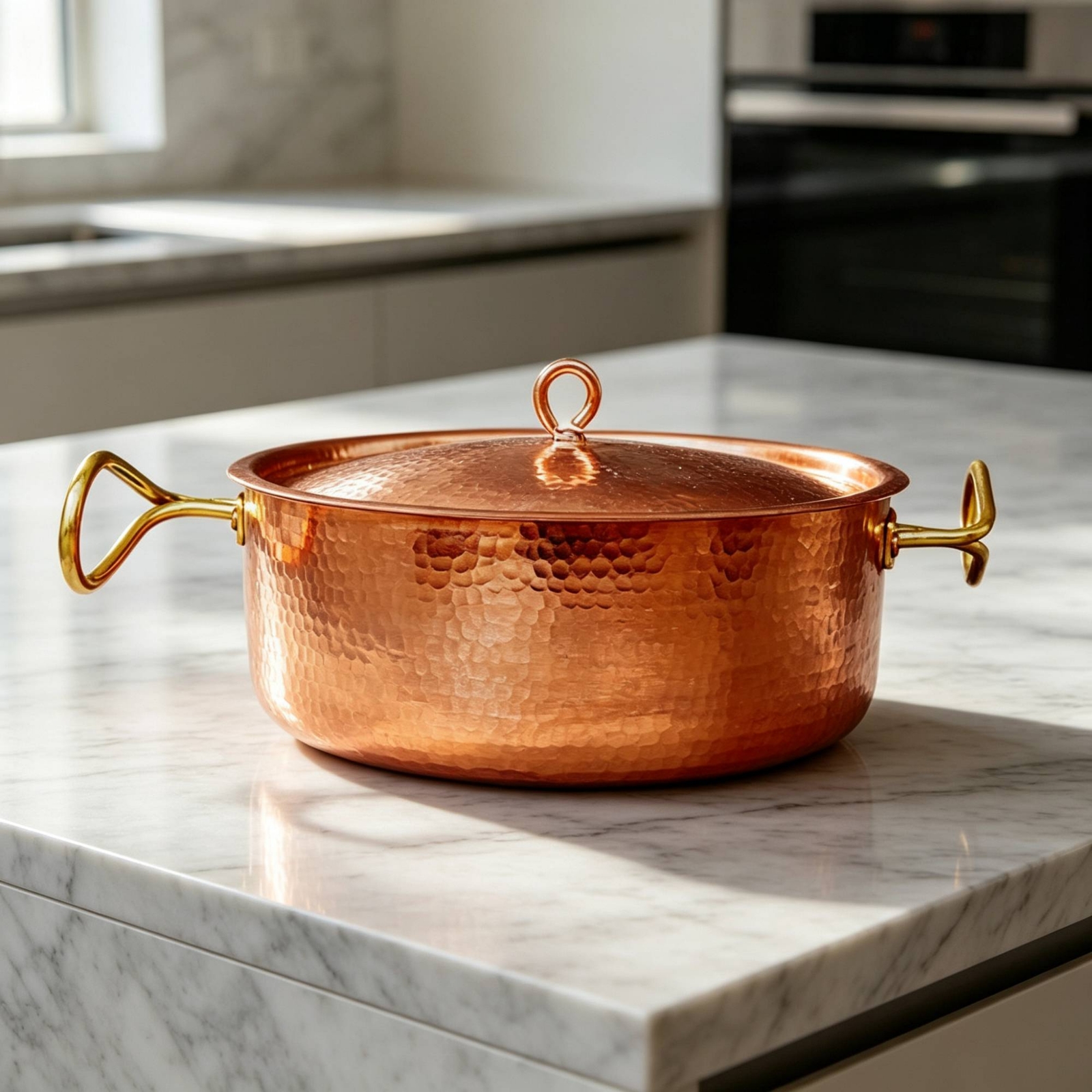 Copper Pot with Lid Elegant Ha - Home Cooking Restaurants 评论和价格