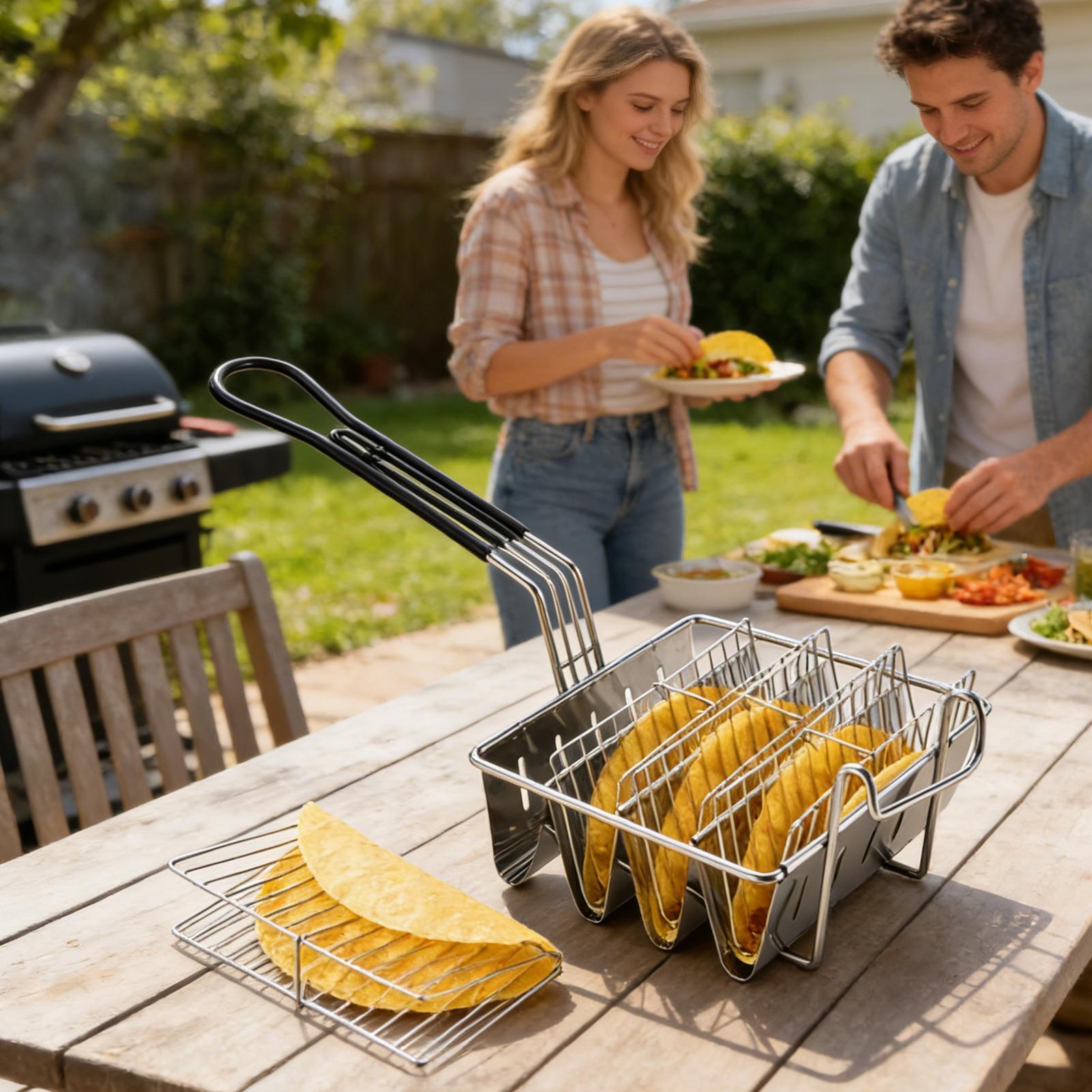 Taco Fryer Basket 4 Shells Sta - Home Cooking Restaurants 评论和价格