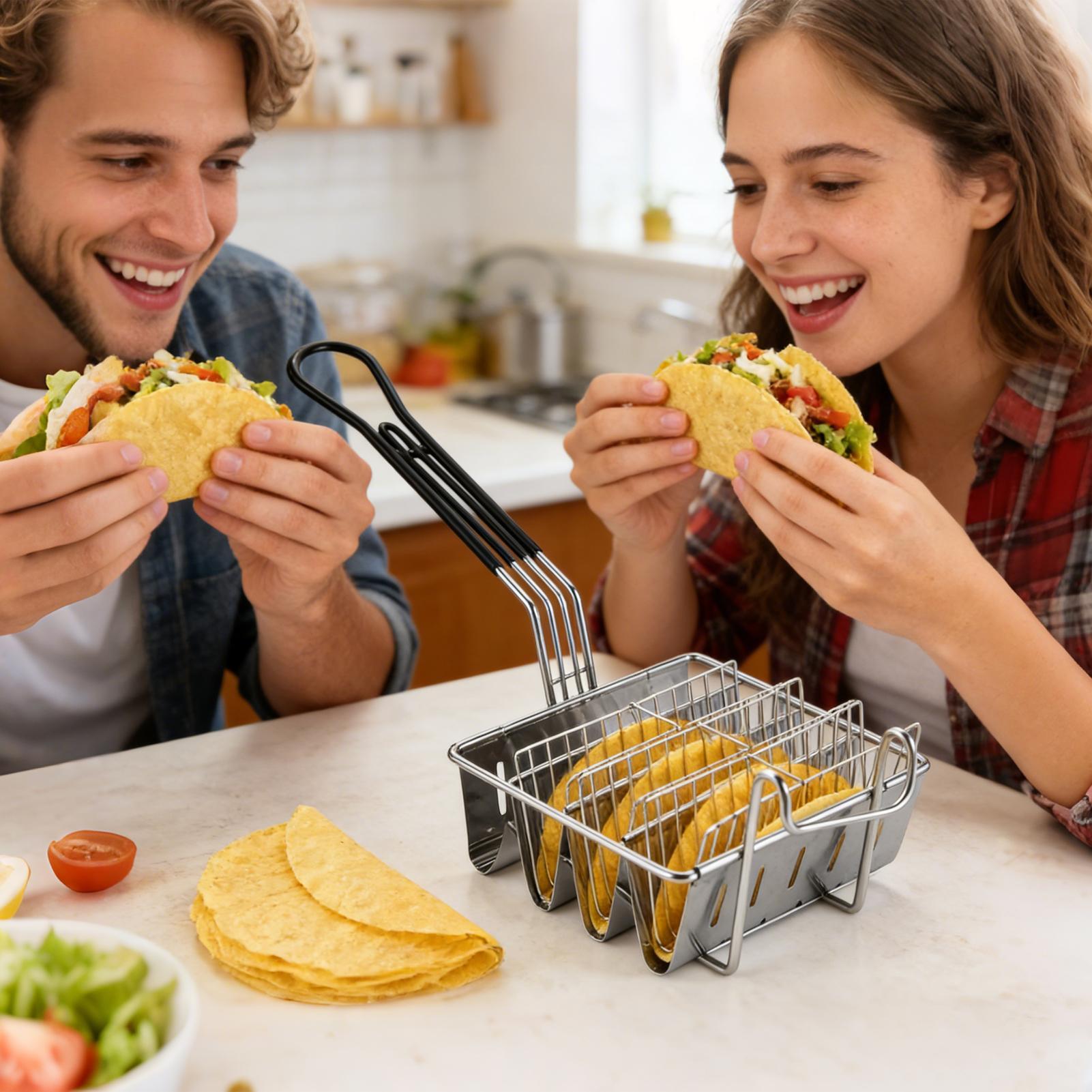 Taco Fryer Basket 4 Shells Sta - Home Cooking Restaurants 评论和价格