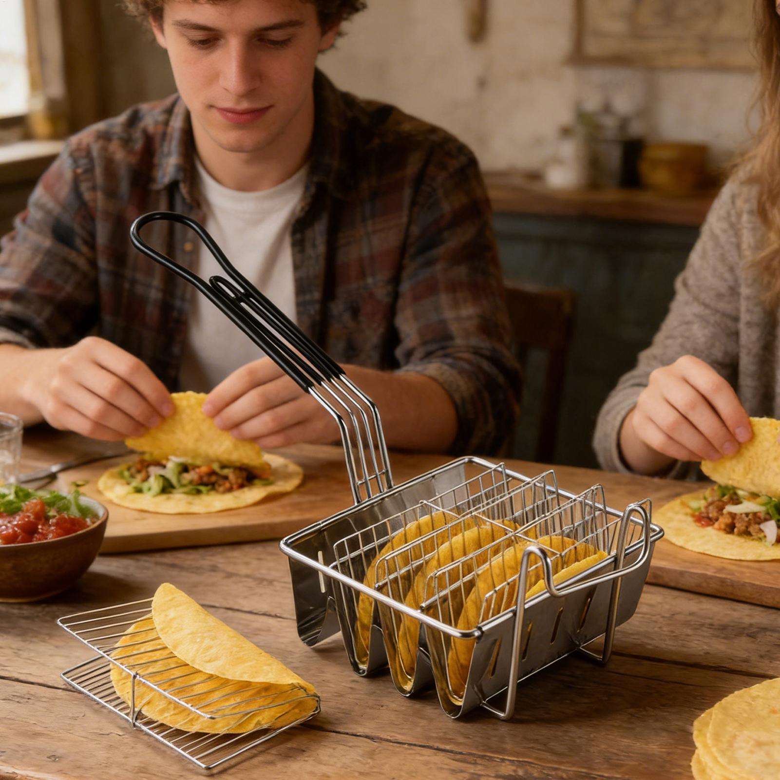 Taco Fryer Basket 4 Shells Sta - Home Cooking Restaurants 评论和价格