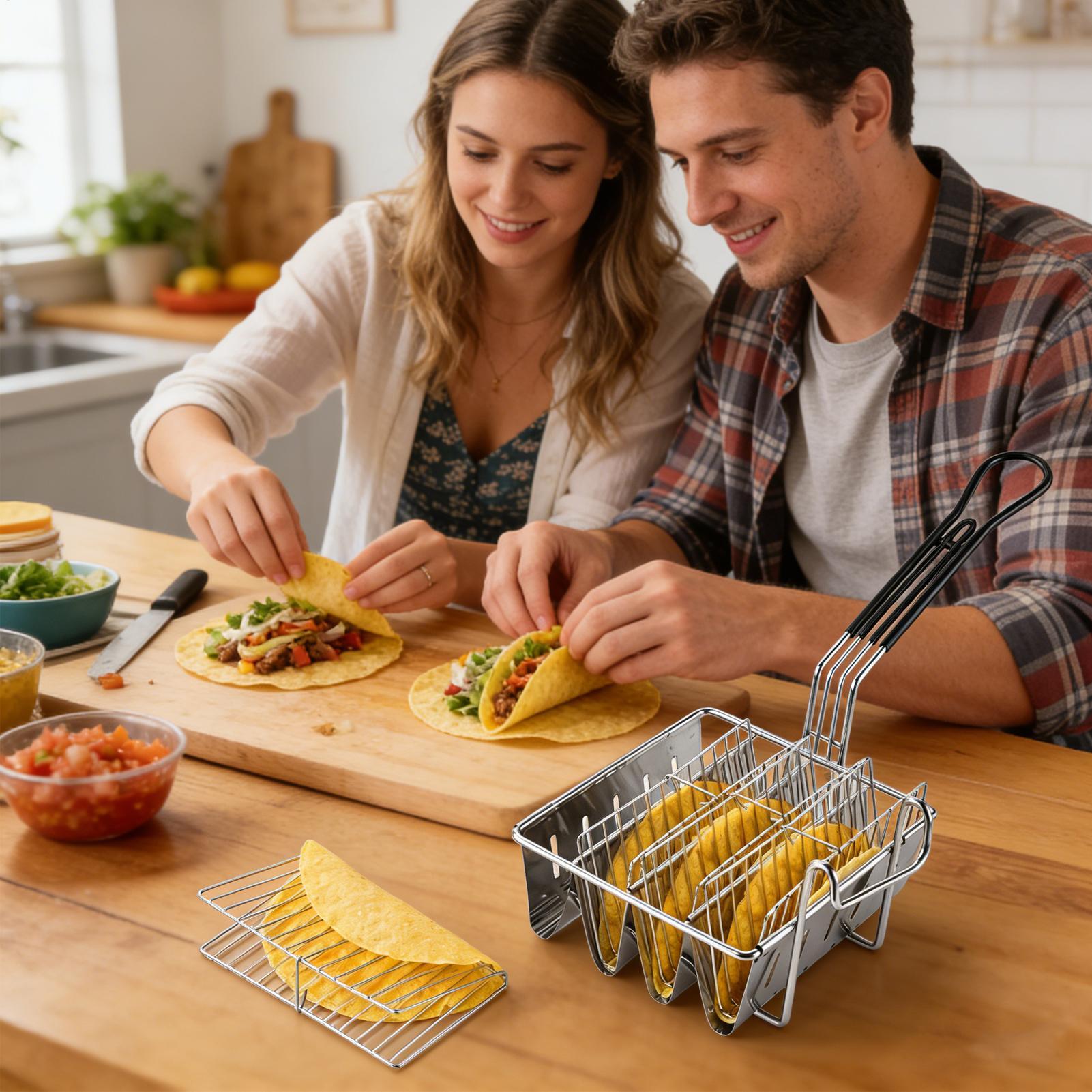 Taco Fryer Basket 4 Shells Sta - Home Cooking Restaurants 评论和价格
