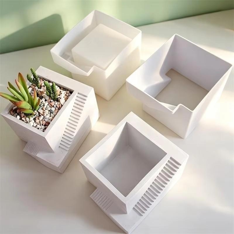 Square Stairs Shape Succulent  - Tagine Clay Pot 评论和价格