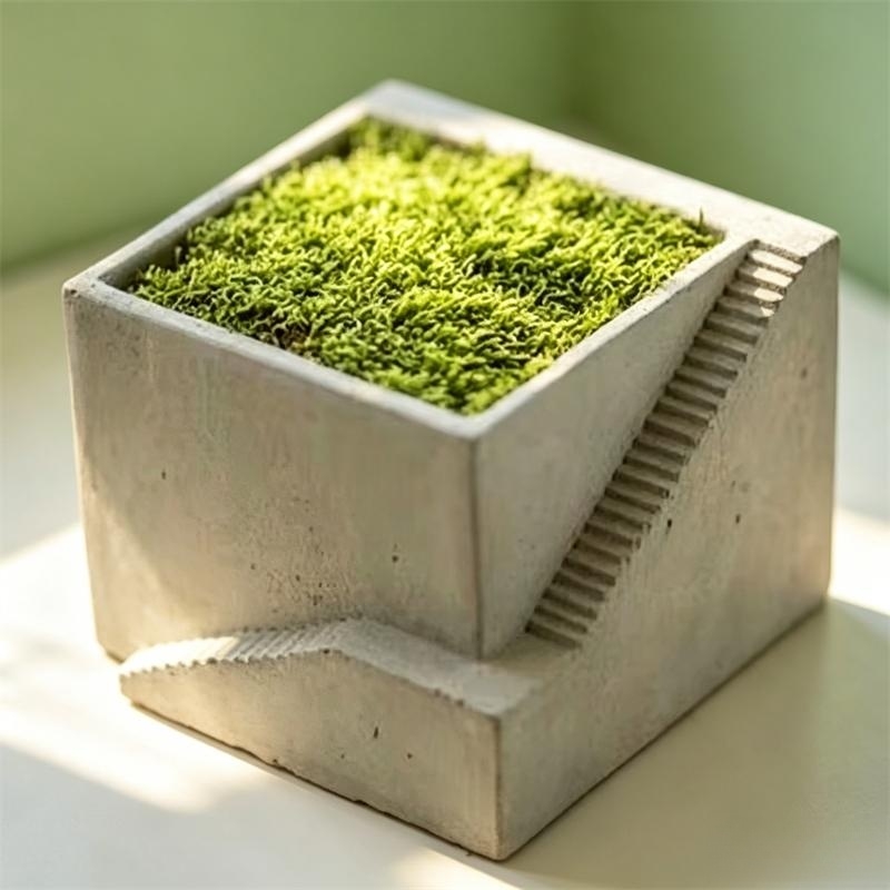 Square Stairs Shape Succulent  - Tagine Clay Pot 评论和价格