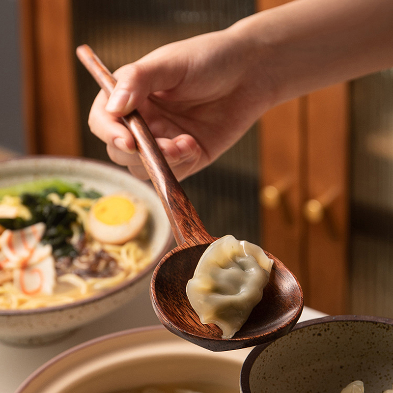 Long Handle Ramen Wooden Spoon - Home Cooking In Japanese 评论和价格