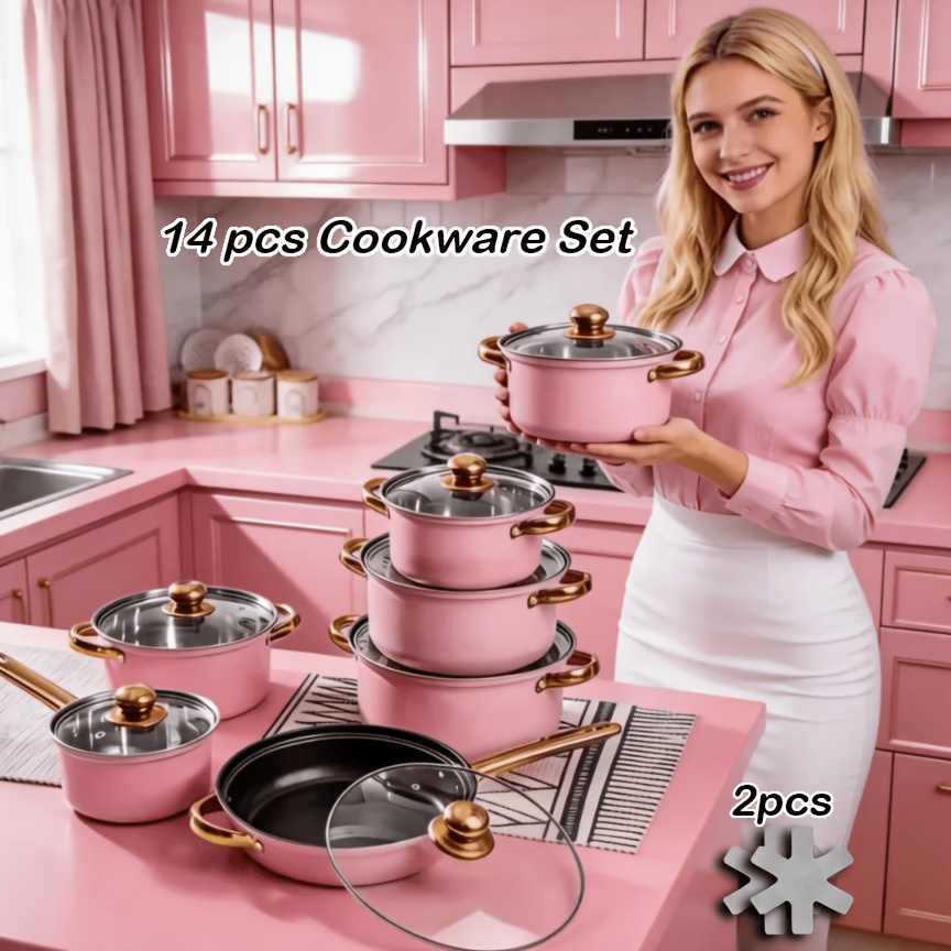 14pcs Stainless Steel Cookware - Home Cooking Restaurants 评论和价格