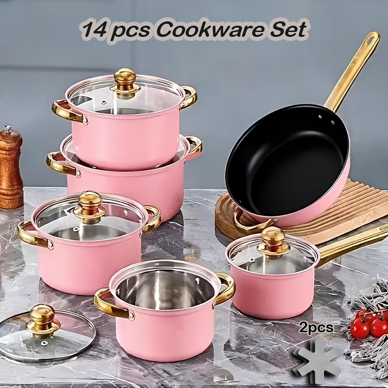14pcs Stainless Steel Cookware - Home Cooking Restaurants 评论和价格