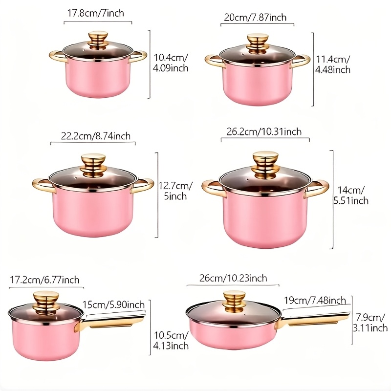 14pcs Stainless Steel Cookware - Home Cooking Restaurants 评论和价格