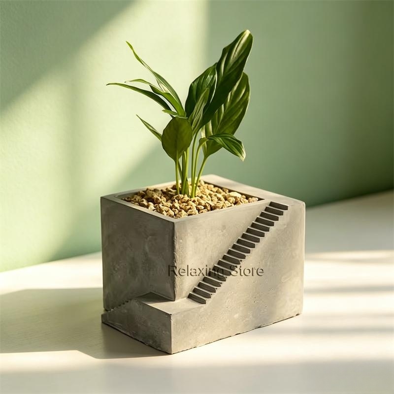 Square Cement Clay Flowerpot S - Tagine Clay Pot 评论和价格