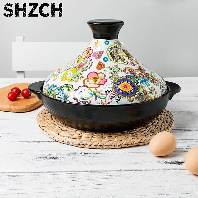 2L Ceramic Tagine Clay Pot Ste - Tagine Clay Pot 评论和价格