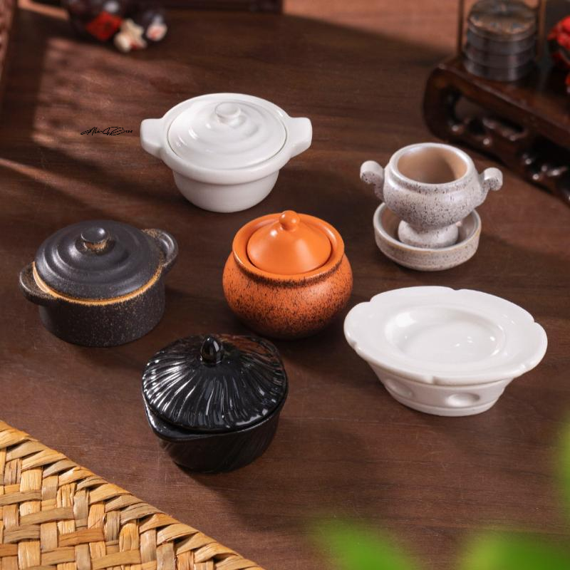 1 Piece DIY Miniature Dollhous - Tagine Clay Pot 评论和价格