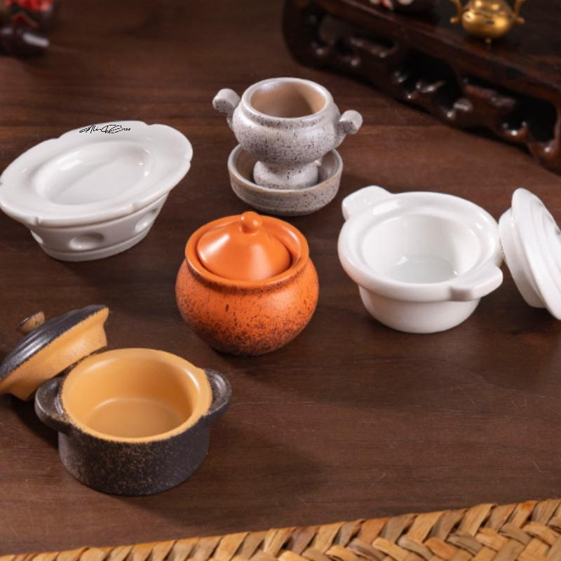 1 Piece DIY Miniature Dollhous - Tagine Clay Pot 评论和价格