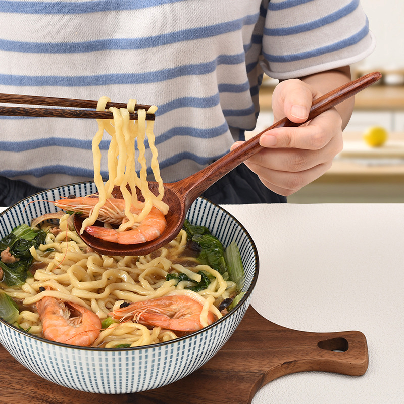 Long Handle Ramen Wooden Spoon - Home Cooking In Japanese 评论和价格