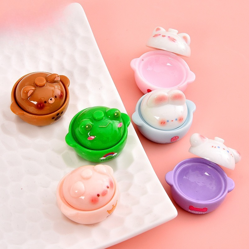 6PCS Animal Clay Pot Resin Cha - Tagine Clay Pot 评论和价格