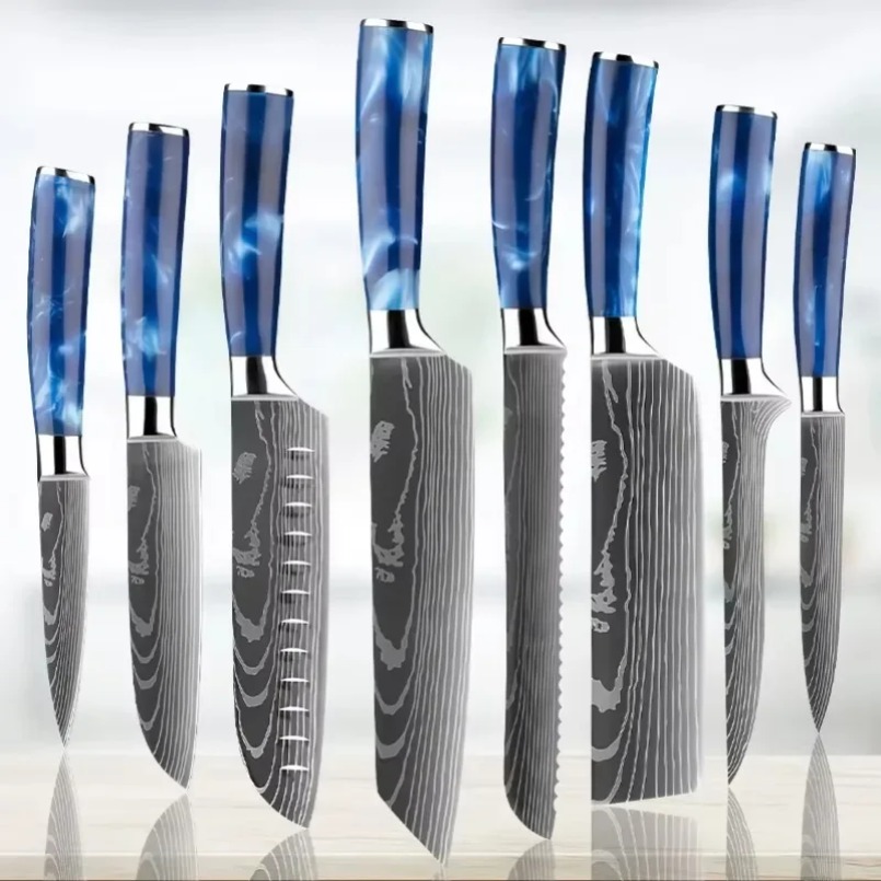 Damascus Patterned Laser Steel - Home Cooking In Japanese 评论和价格