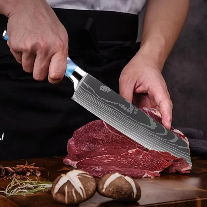 Damascus Patterned Laser Steel - Home Cooking In Japanese 评论和价格