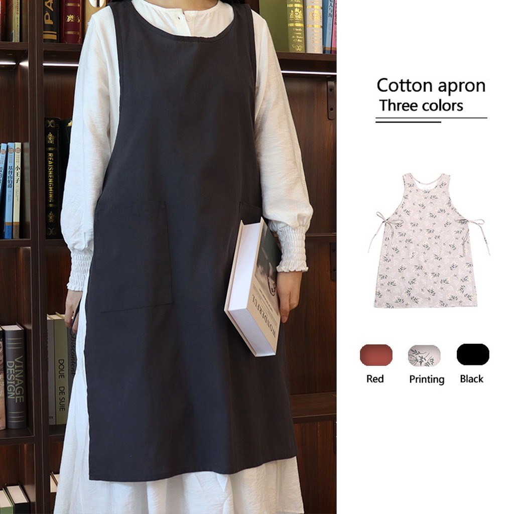 Cotton Apron Korean Sleeveless - Home Cooking Restaurants 评论和价格