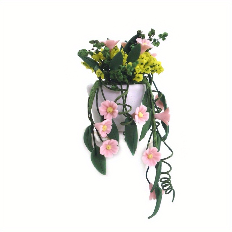 Mini Clay Flower White Wall Ha - Tagine Clay Pot 评论和价格