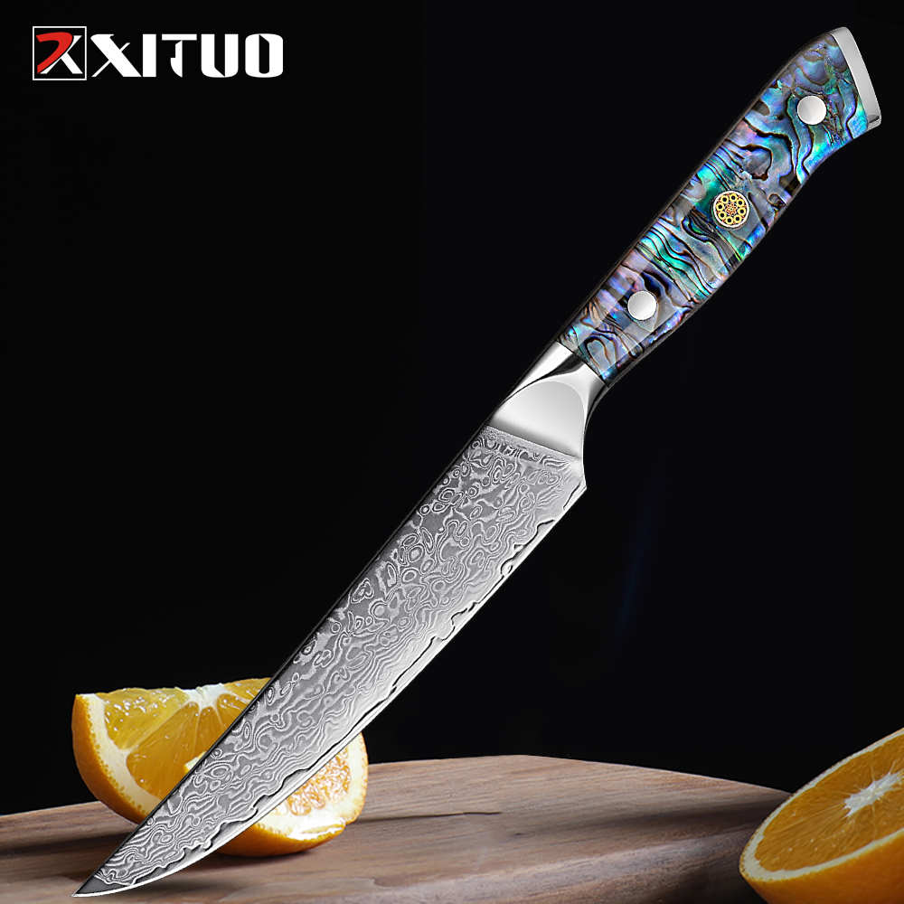 Japanese Damascus Steel Utilit - Home Cooking In Japanese 评论和价格