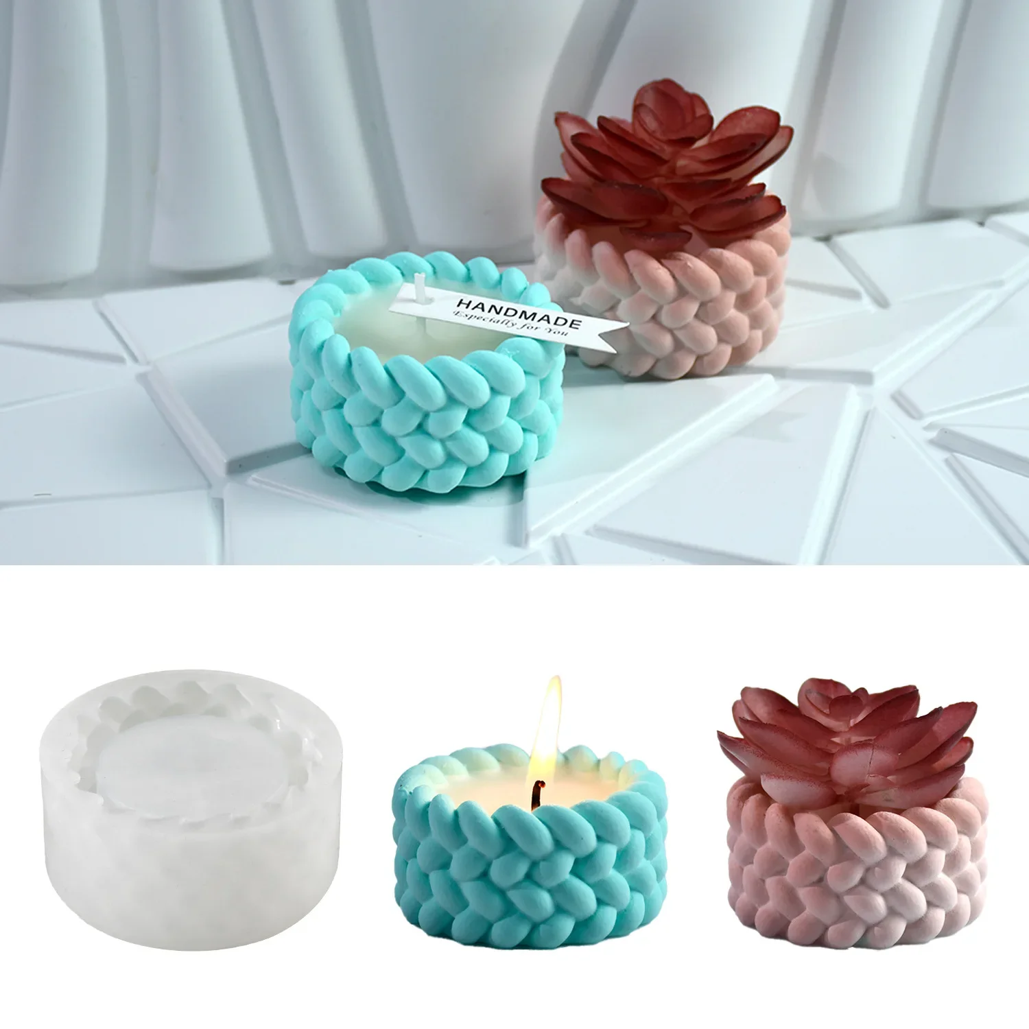 Hemp Rope Candle Cup Silicone  - Tagine Clay Pot 评论和价格