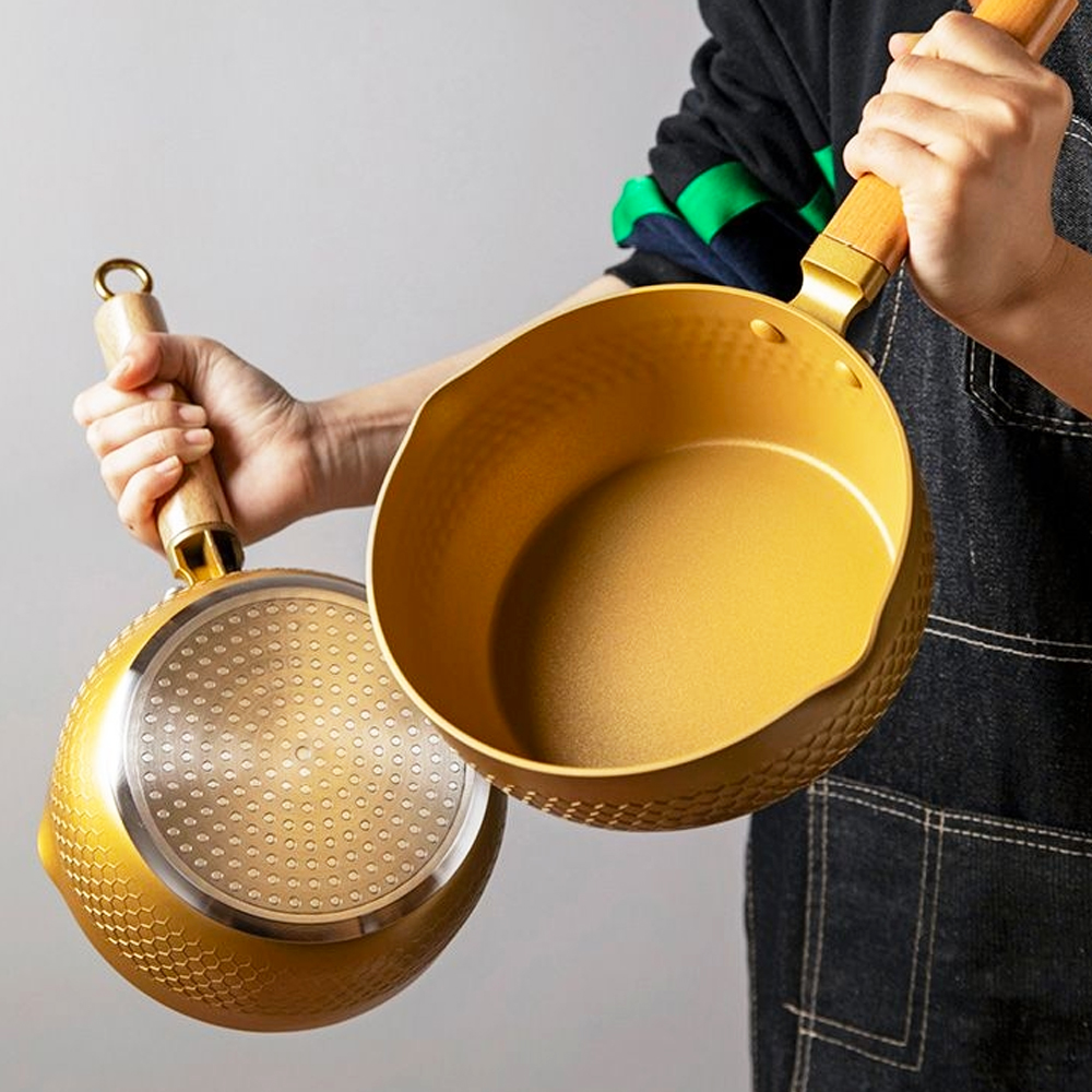 18/20/24cm Gold Soup pot Japan - Home Cooking In Japanese 评论和价格