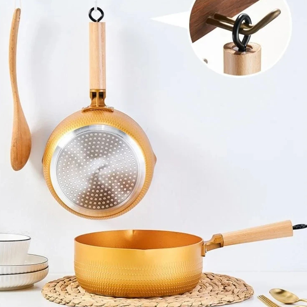 18/20/24cm Gold Soup pot Japan - Home Cooking In Japanese 评论和价格