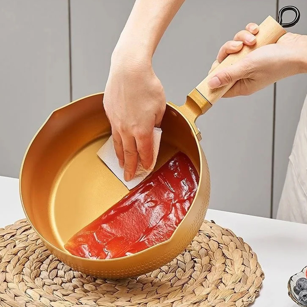18/20/24cm Gold Soup pot Japan - Home Cooking In Japanese 评论和价格