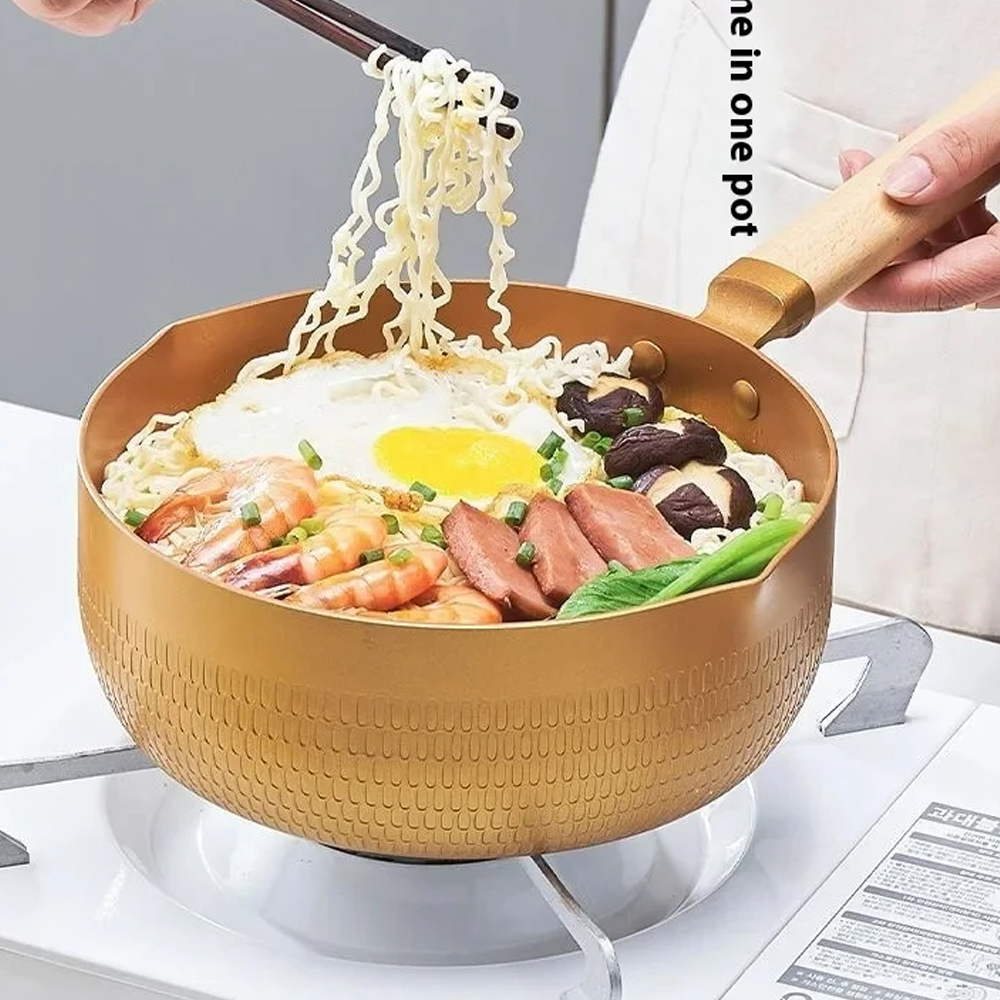 18/20/24cm Gold Soup pot Japan - Home Cooking In Japanese 评论和价格